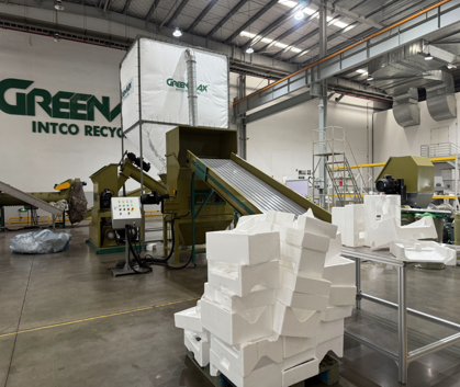 CAA Builds a Compliant Foam Recycling Network in Oregon with GREENMAX and a Custom M‑C300 Foam Densifier