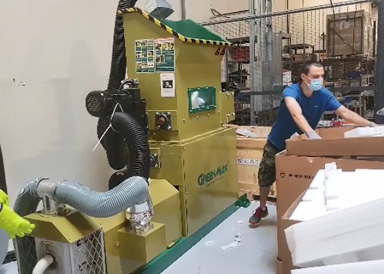 Quanta Computer Scales PE Foam Recycling with the GREENMAX M‑C200E Foam Densifier